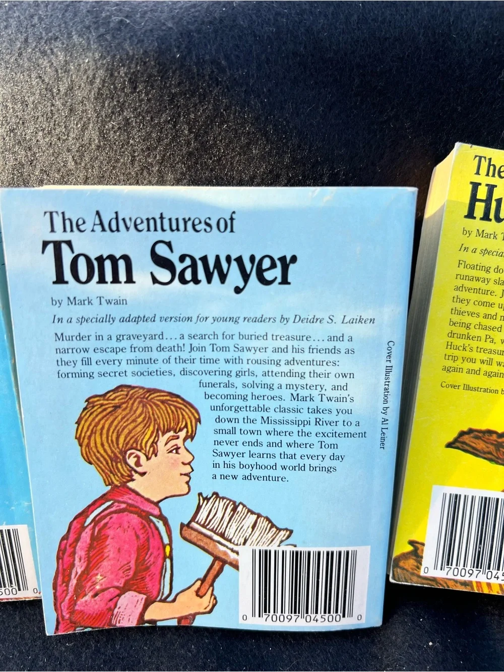 Illustrated Classic Editions The Adventures of Tom Sawyer - White/Blue Cover